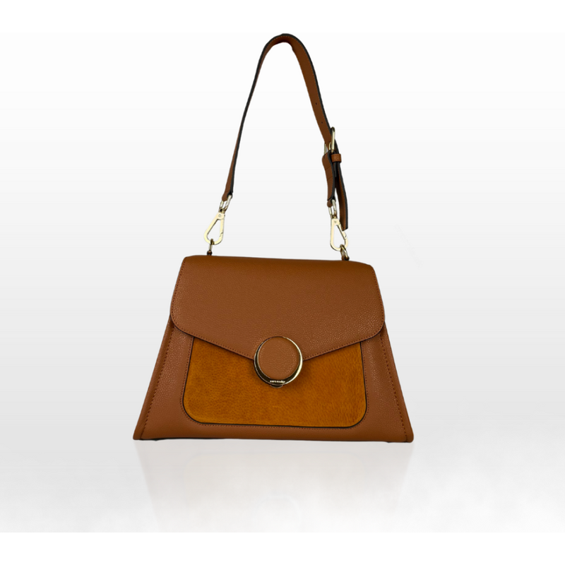 CROMIA LUCY kožená kabelka oriešková 68464836