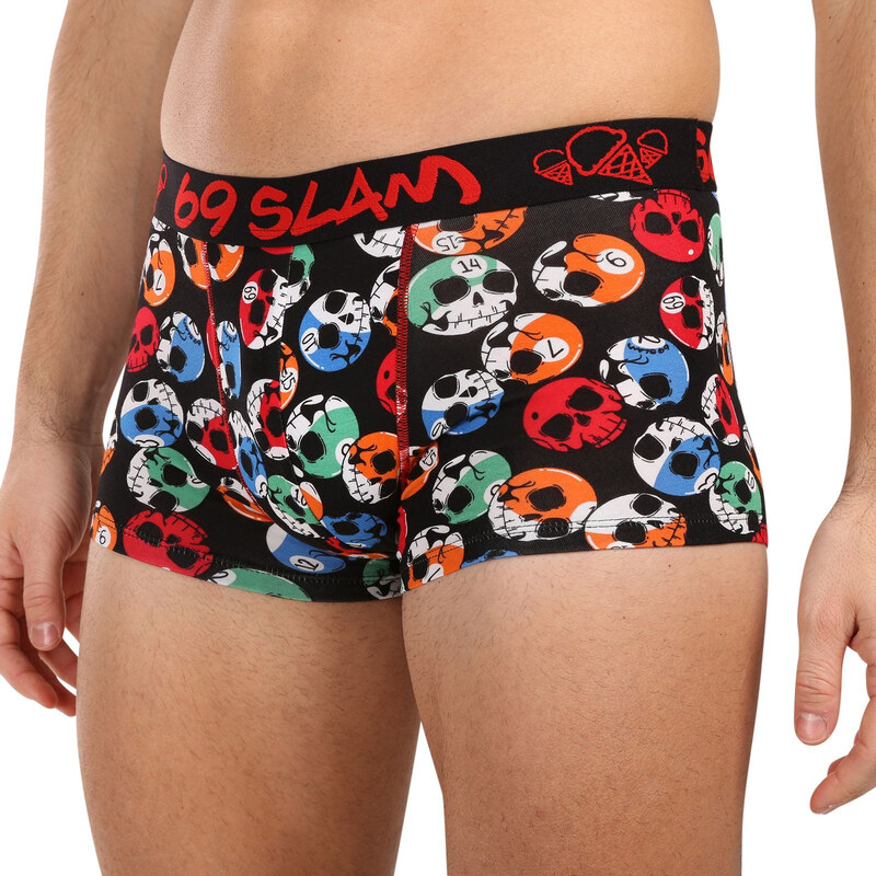 Pánske boxerky 69SLAM SKULL ELIZAH bambusové viacfarebné (MHBPKL-BB) 68466568