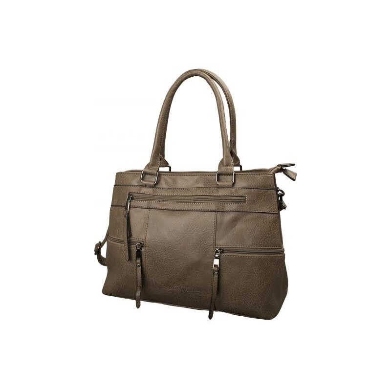 Impex dariya kabelka s 2 hlavnými priehradkami - sivo-hnedá - PU 68467438