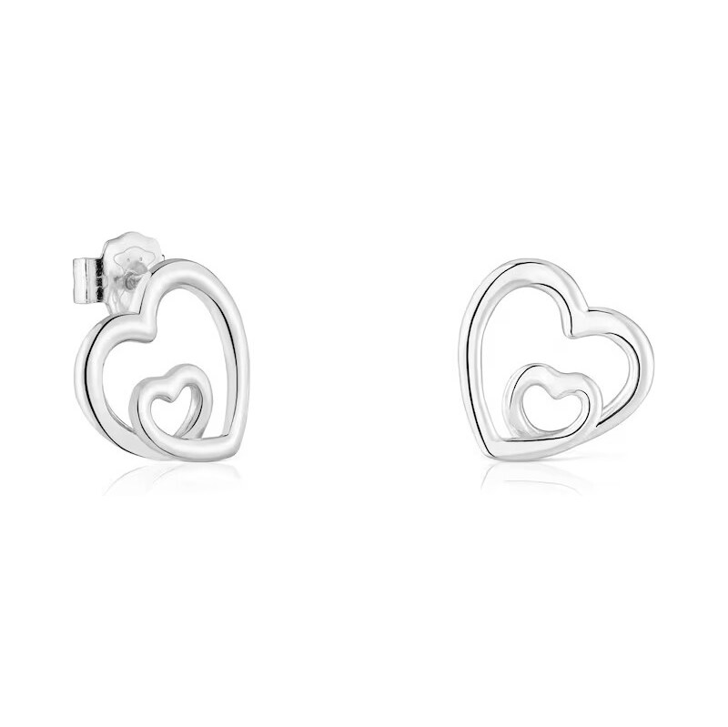 Tous Strieborné srdiečkové náušnice Flechazo 1004570800 68467559
