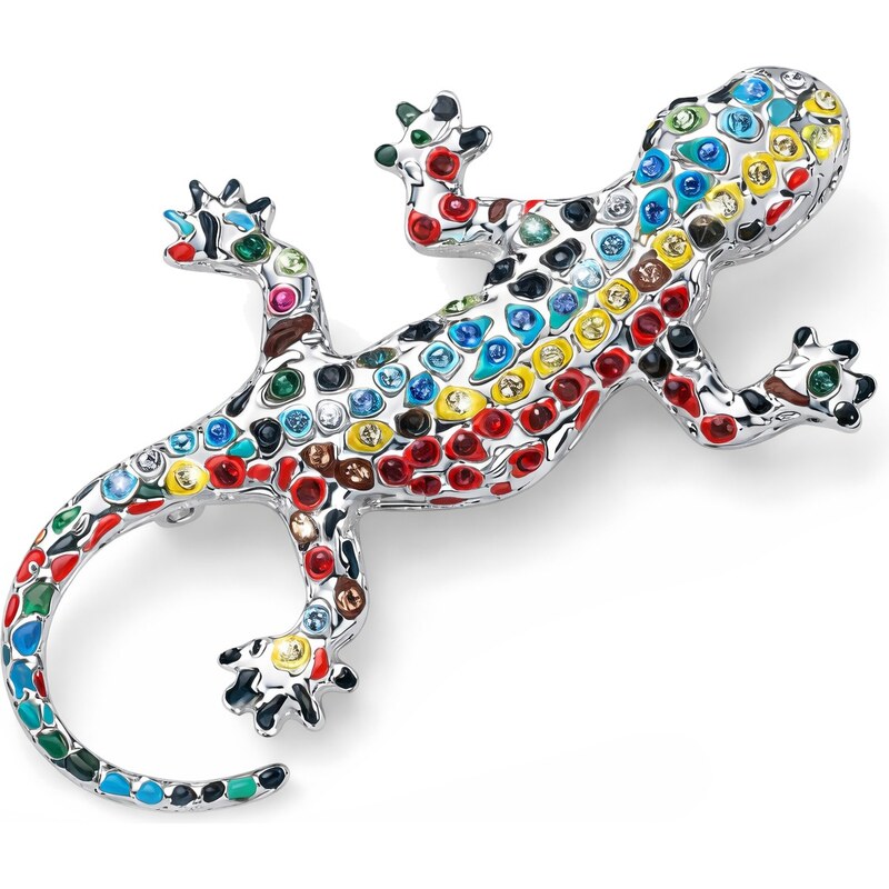Oliver Weber Brošňa s kryštálmi Gaudí Drac Small 58046R 66588723