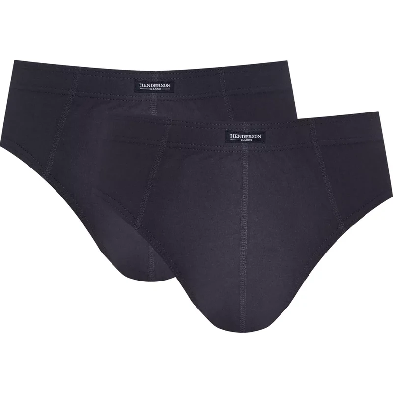 HENDERSON Pánske slipy 2 pack 1440 Basic graphite 68469661