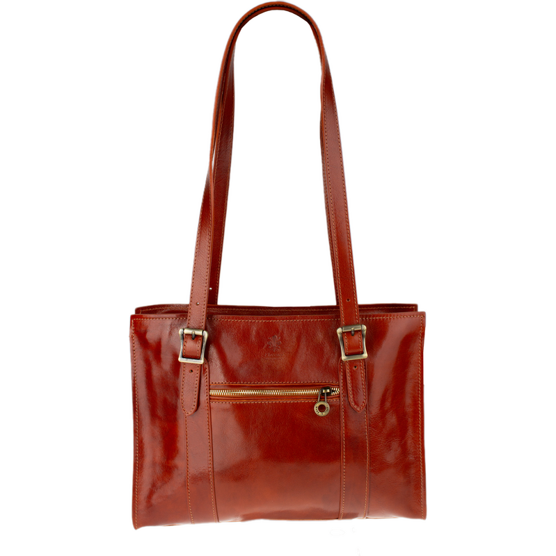 Camel kožená talianska kabelka Siena Camel NovaKabelka.sk 68470563