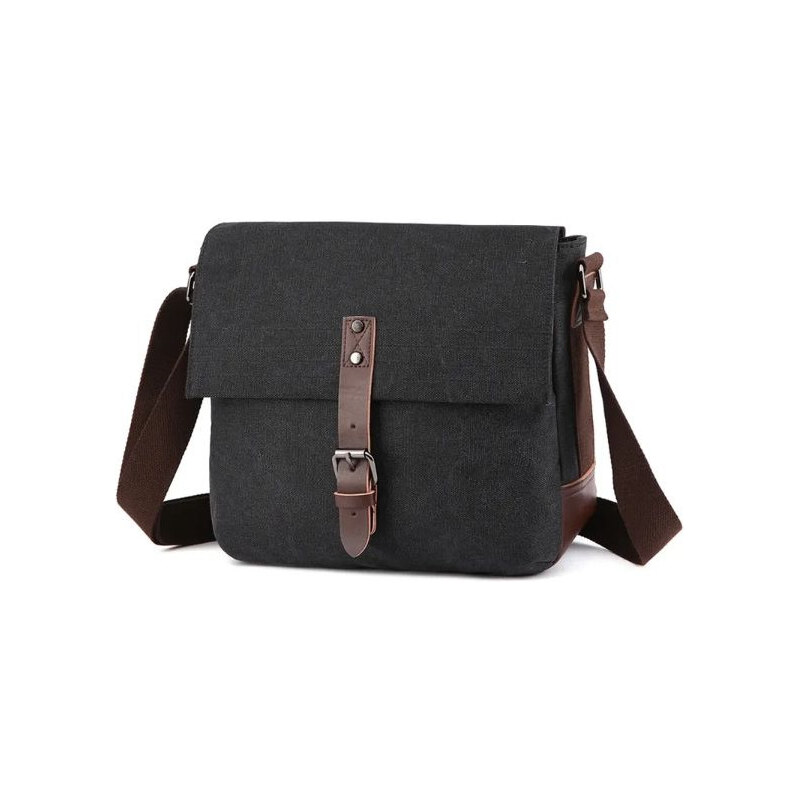 Canvasio pánska plátená taška cez rameno Braulio Čierna 65227285