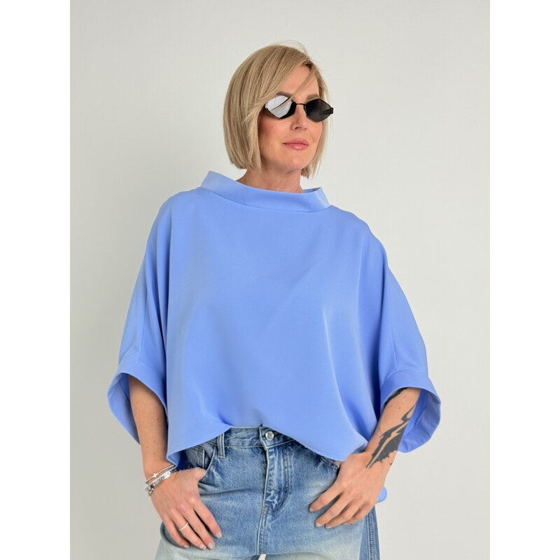 E-shop Miss City Official Svetlomodrá tunika KIMONO