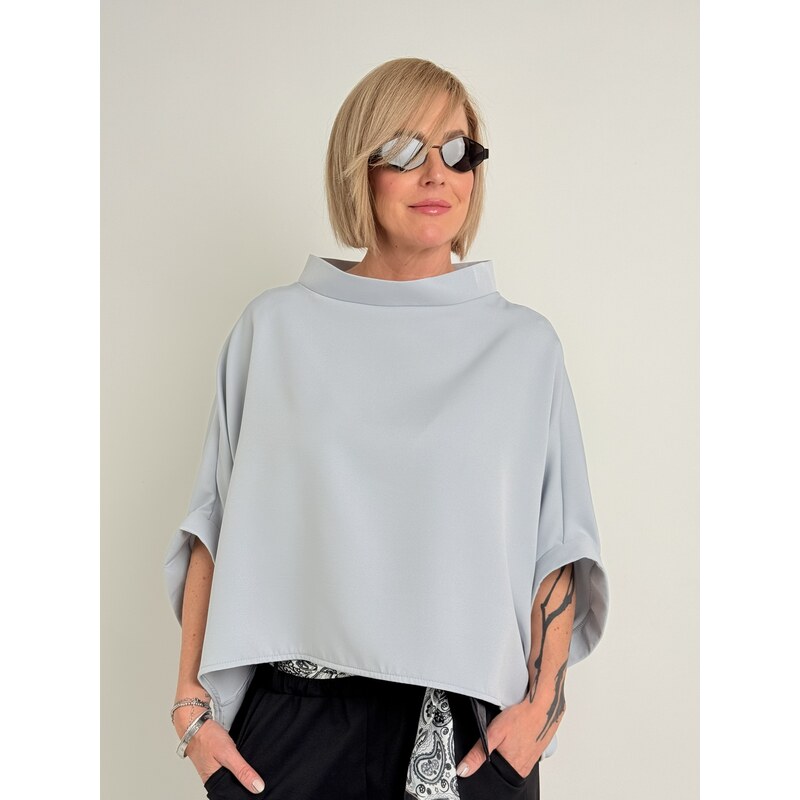 E-shop Miss City Official Svetlosivá tunika KIMONO