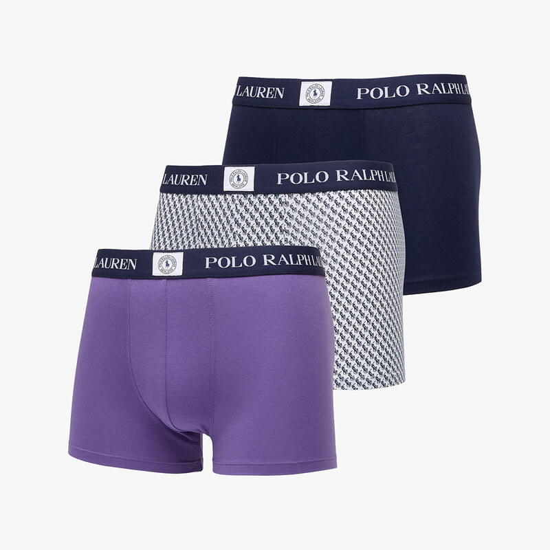 Boxerky Ralph Lauren Cotton Trunk 3-Pack Multicolor L 68471327