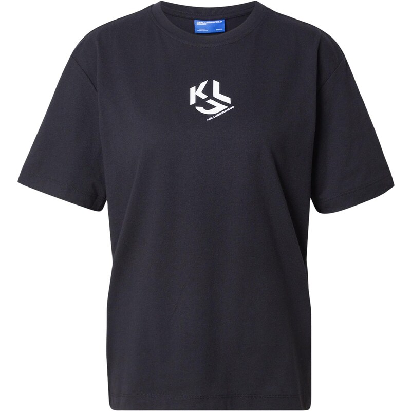KARL LAGERFELD JEANS Tričko čierna / biela 66202691