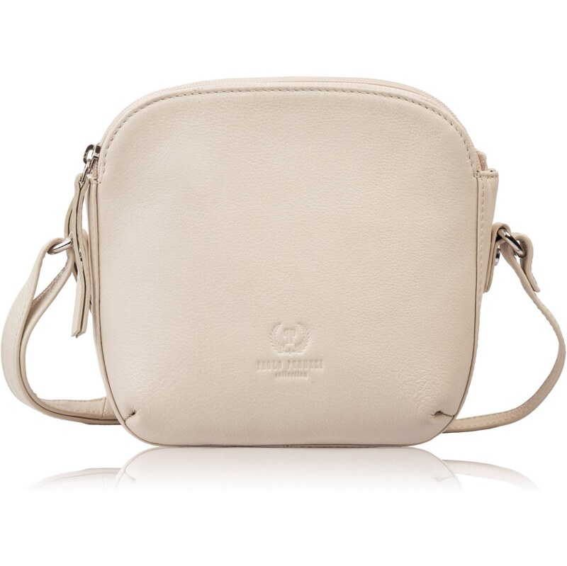 Paolo Peruzzi Malá, módna dámska kožená kabelka cez rameno | béžová AY 68471607