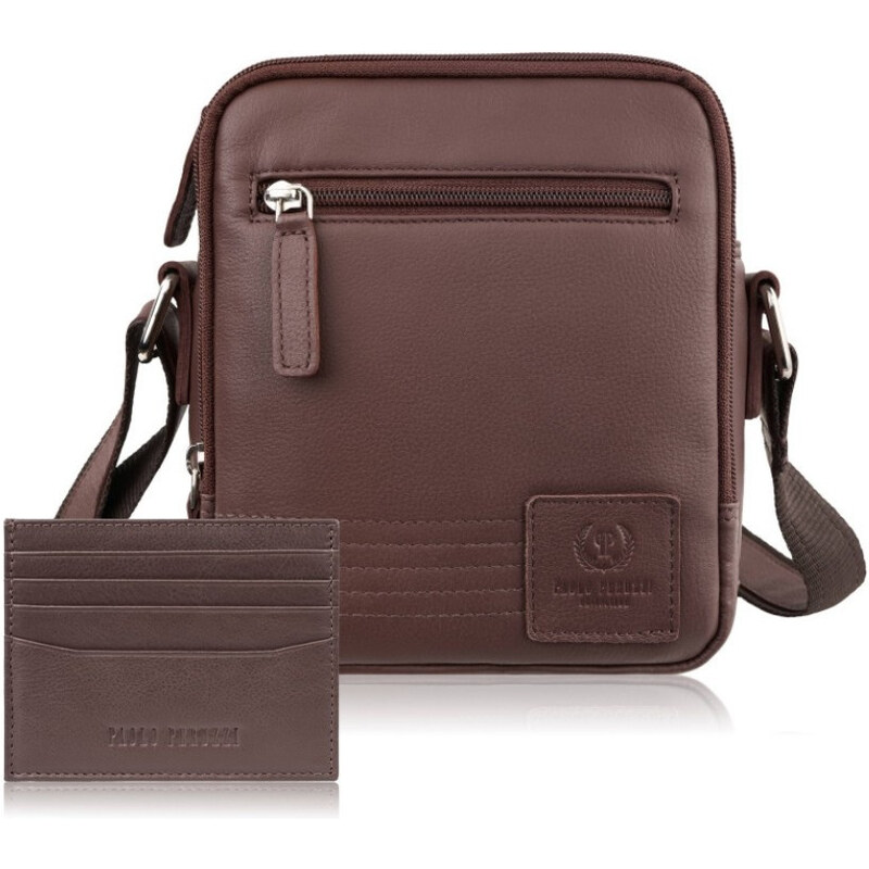 Paolo Peruzzi Darčeková sada - Pánska taška cez rameno a puzdro na 68471610