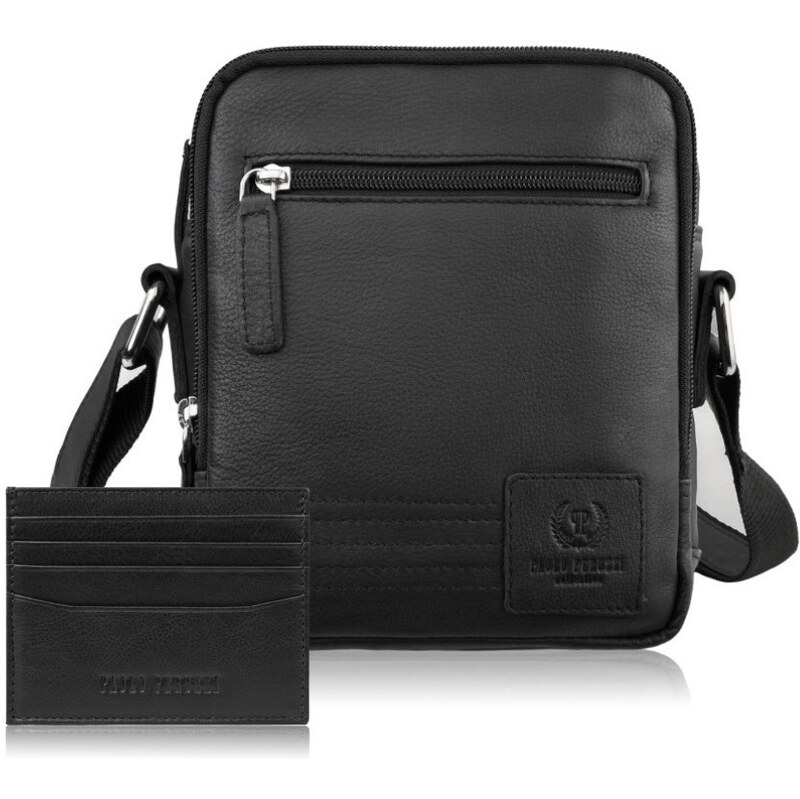 Paolo Peruzzi Darčeková sada - Pánska taška cez rameno a puzdro na 68471611