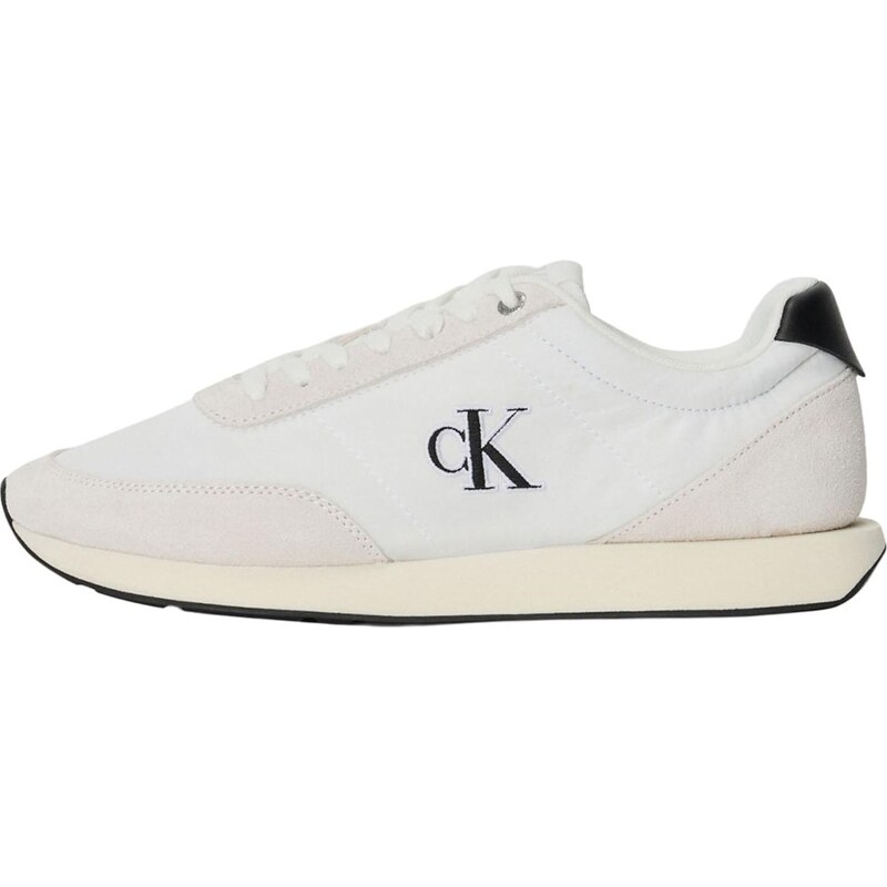 Calvin Klein Nízke tenisky RETRO RUNNER ESS béžová / čierna / biela 67499176