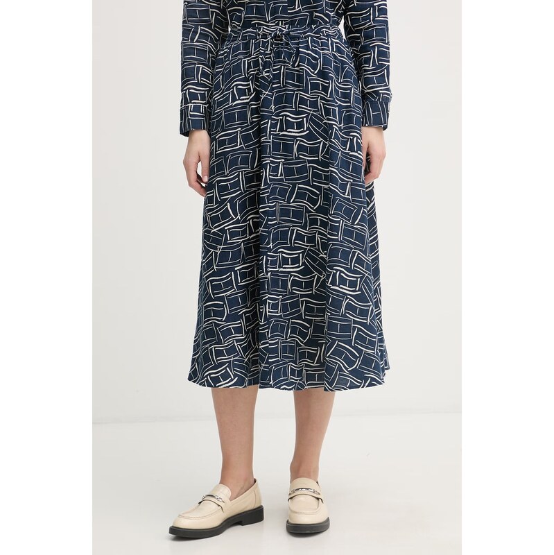 Tommy Hilfiger sukňa ľanová 68472615