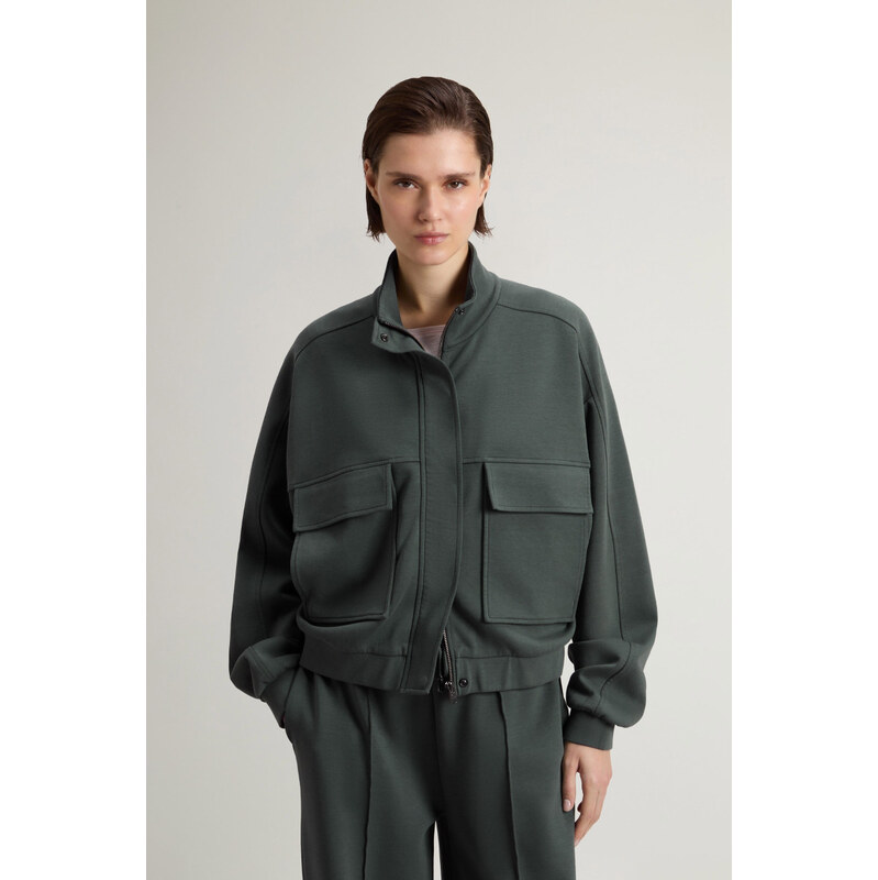 MIKINA WOOLRICH INTERLOCK ZIPPED SWEATSHIRT 68473051