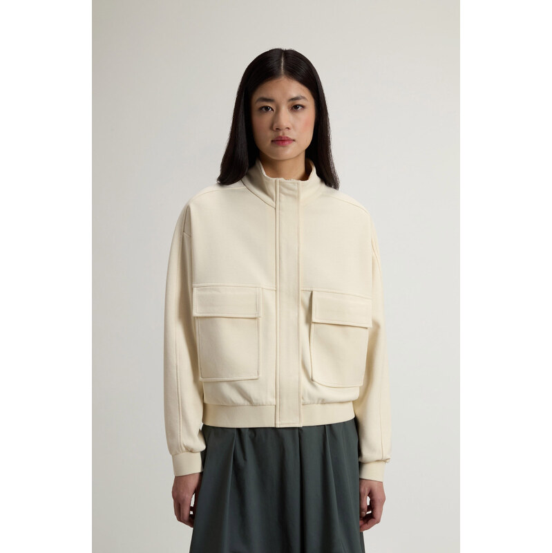 MIKINA WOOLRICH INTERLOCK ZIPPED SWEATSHIRT 68473052