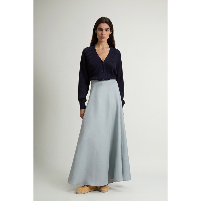 SUKŇA WOOLRICH VISCOSE LINEN LONG SKIRT 68473047