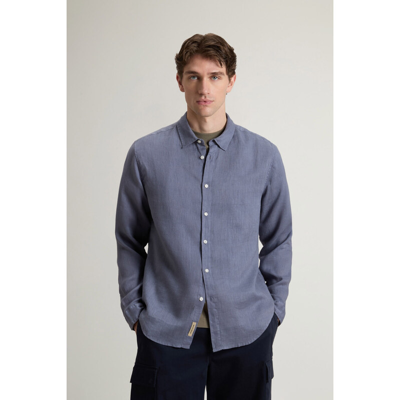 KOŠEĽA WOOLRICH LINEN SHIRT 68473055