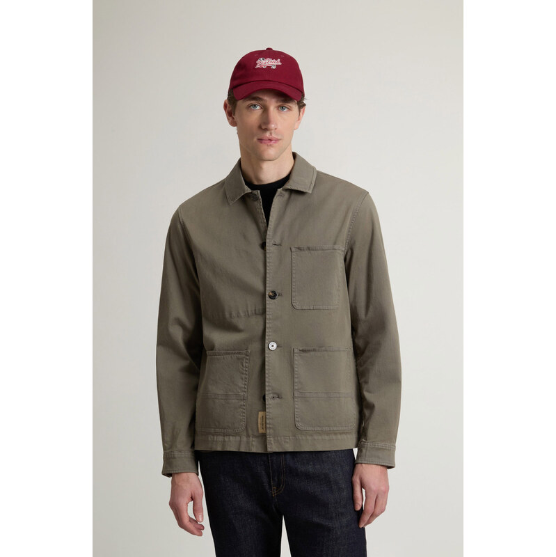 BUNDA WOOLRICH COTTON TWILL CHORE JACKET GD 68473077