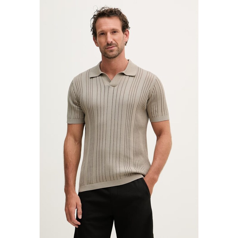 Karl Lagerfeld polo tričko pánske bavlnené 68473796