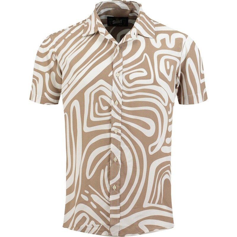 Key Largo Košeľa Sunglasses nebielená / brokátová 68478546