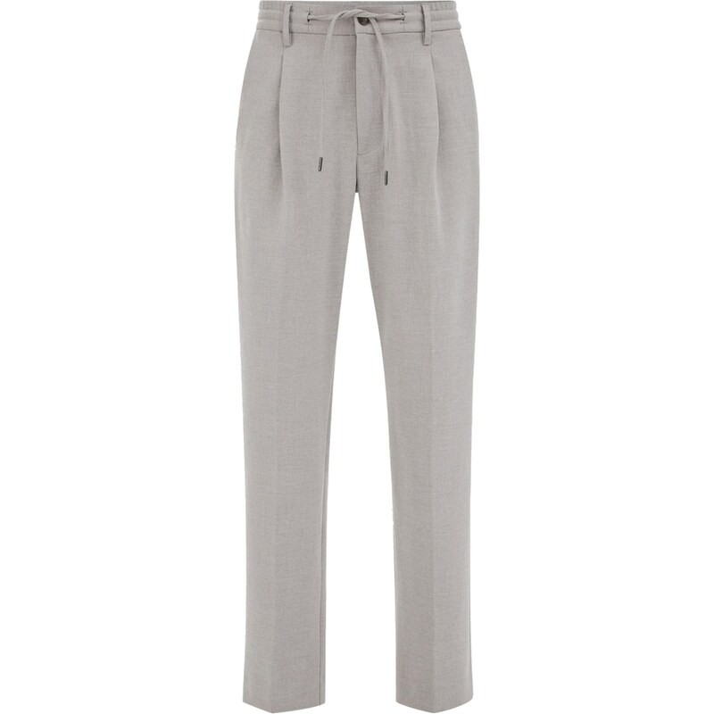 WE Fashion Nohavice s pukmi svetlosivá 68478580