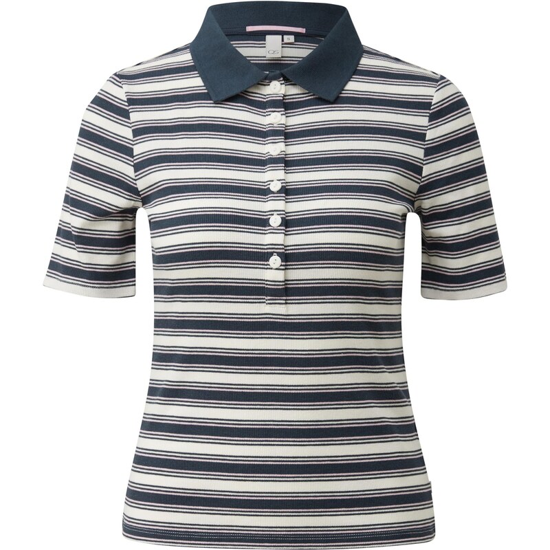 QS Tričko námornícka modrá / ružová / biela 68478588