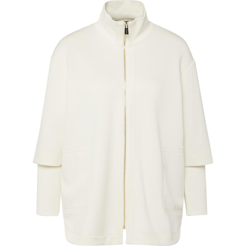 COMMA Tepláková bunda krémová 68478650