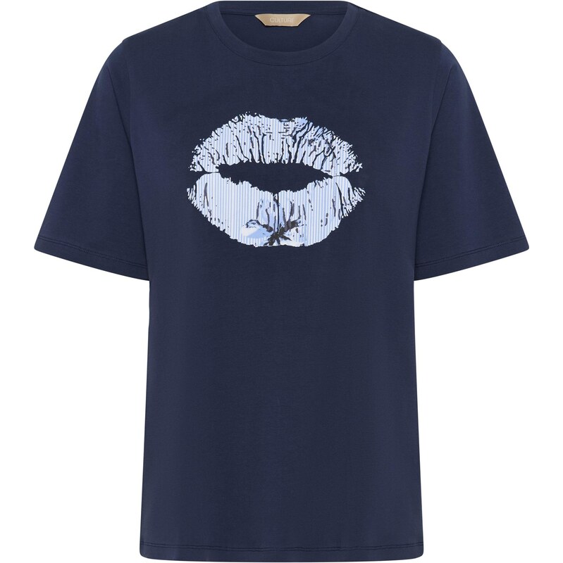 CULTURE Tričko CUkula námornícka modrá / nebesky modrá 68478653