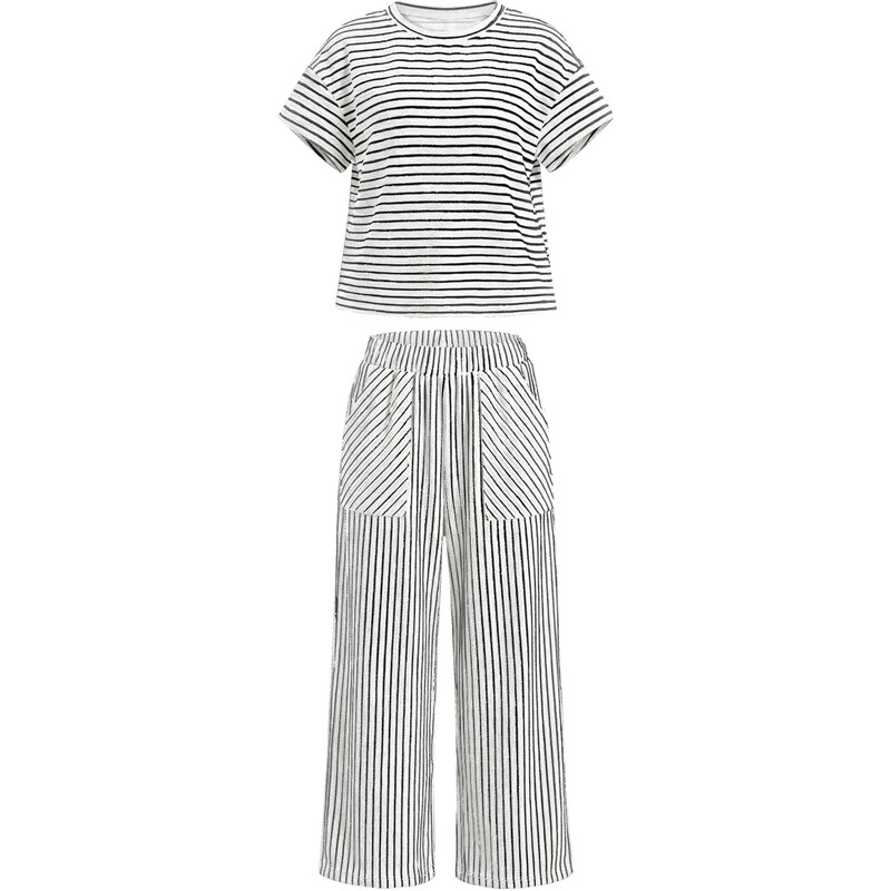 Imily Bela Nohavicový kostým čierna / biela 68478695