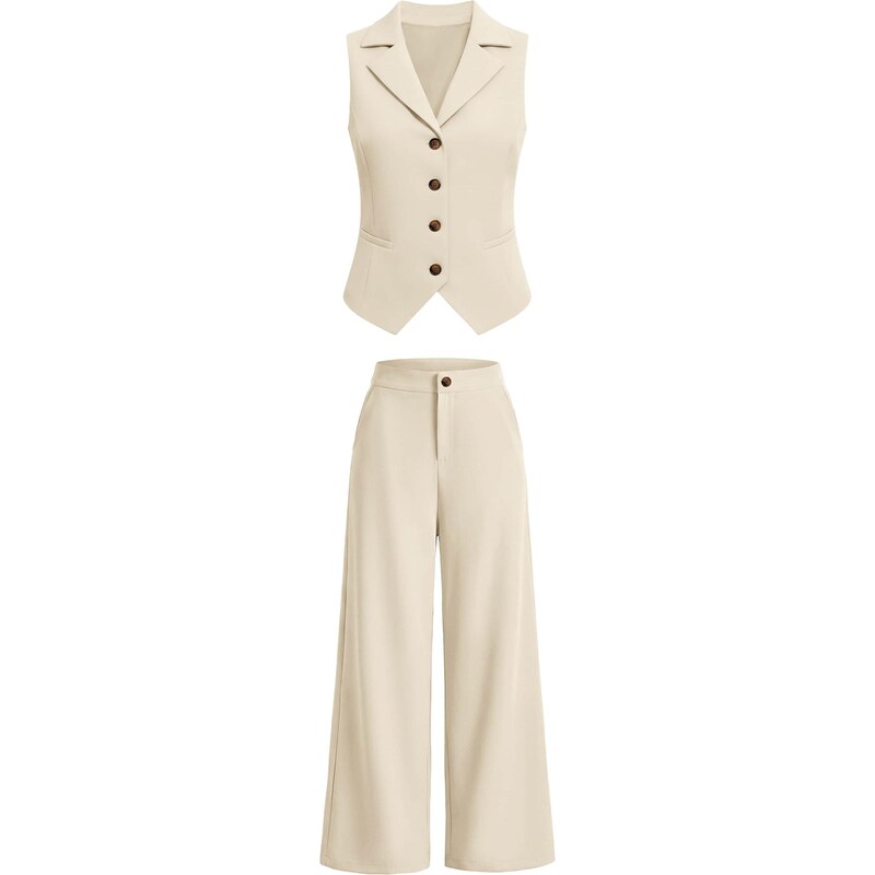 Imily Bela Nohavicový kostým béžová 68478712