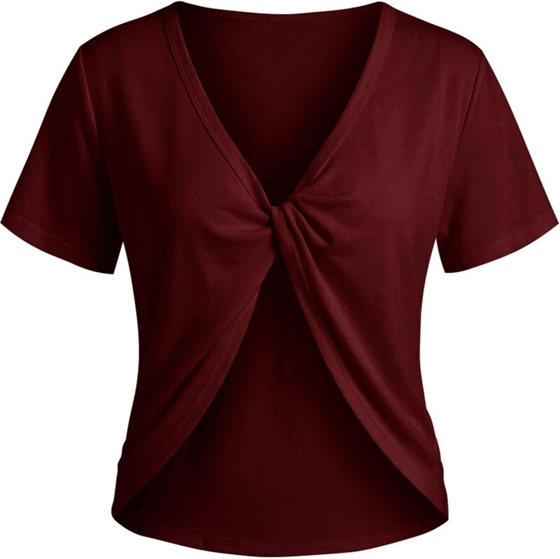 Imily Bela Tričko burgundská 68478741