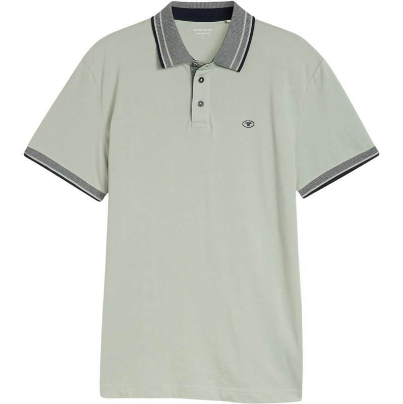 TOM TAILOR Tričko pastelovo zelená / čierna 68478786