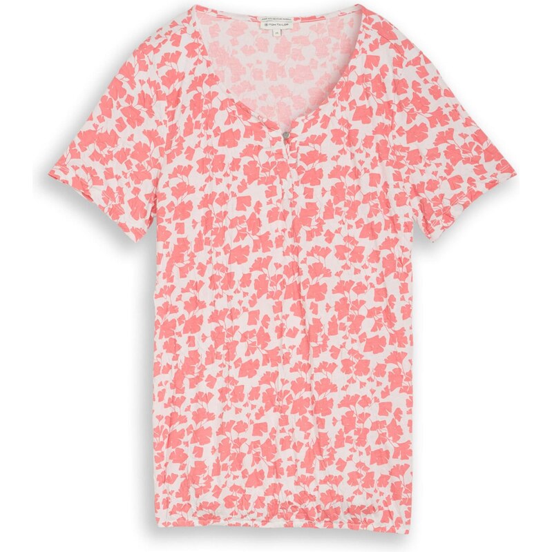 TOM TAILOR Tričko malinová / biela 68478916