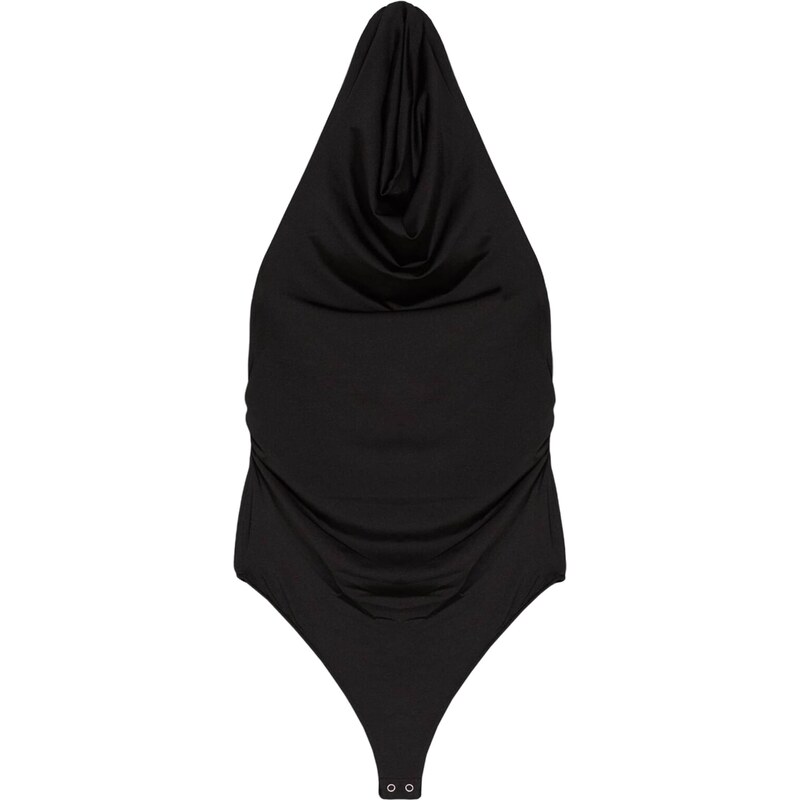 Bershka Košeľové body čierna 68478983