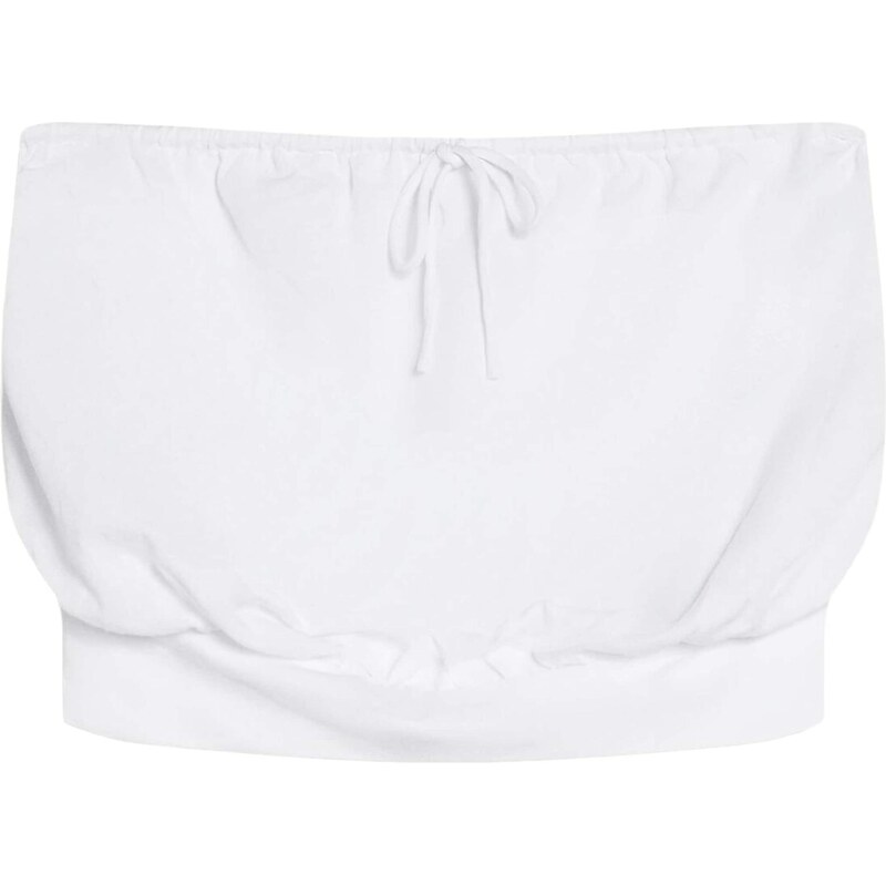 Bershka Top biela 68478992