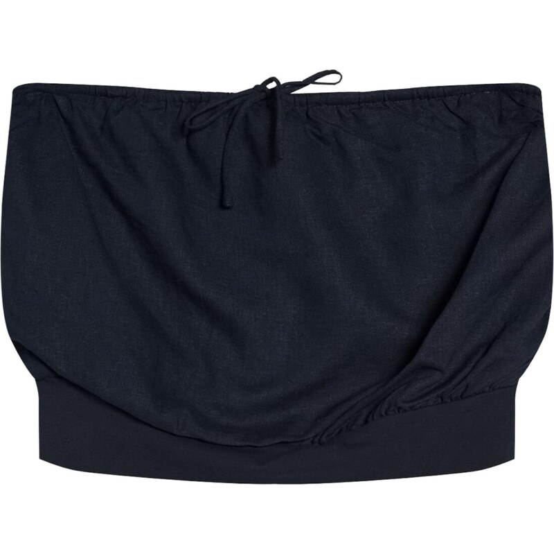 Bershka Top námornícka modrá 68478990