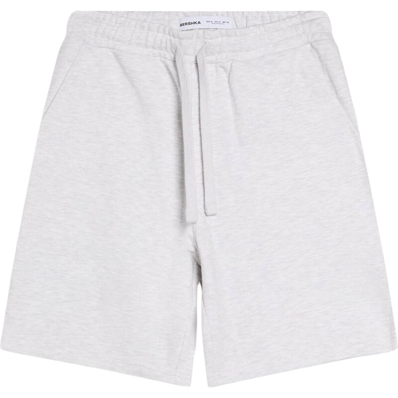 Bershka Nohavice svetlosivá 68479045