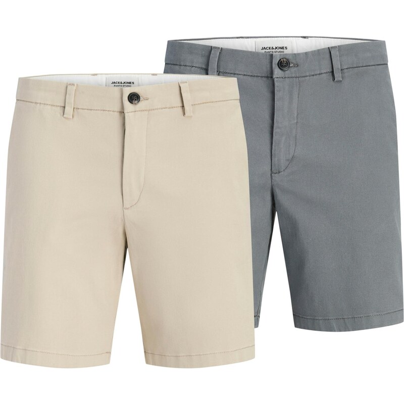 JACK & JONES Chino nohavice JPSTMARCO DYLAN svetlobéžová / tmavomodrá 68479131