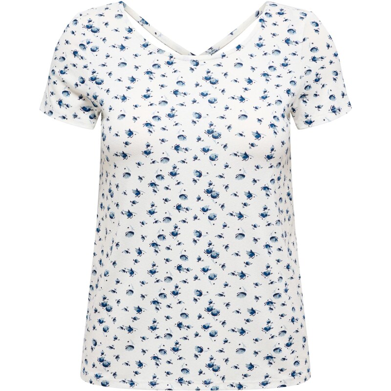 ONLY Tričko ONLBERA modrá / svetlomodrá / šedobiela 68479196