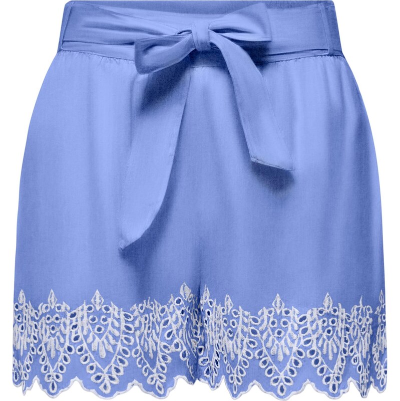 ONLY Nohavice ONLTULUM kráľovská modrá / biela 68479174