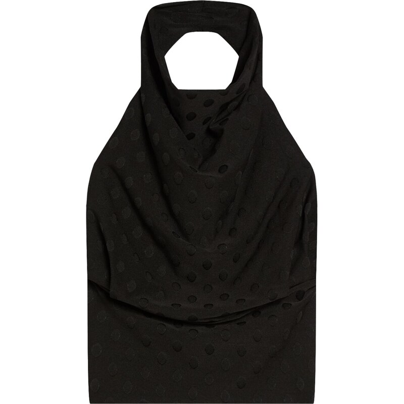 Bershka Top čierna 68479156