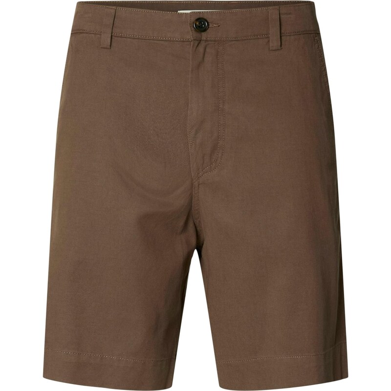 SELECTED Chino nohavice SLHHARRY čokoládová 68479281
