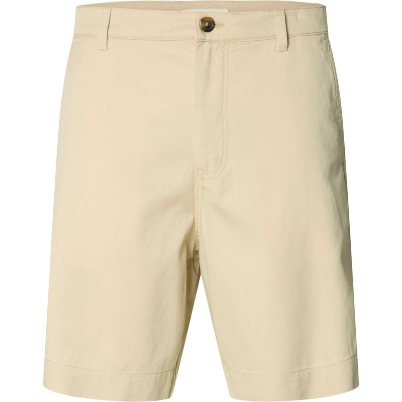 SELECTED Chino nohavice SLHHARRY krémová 68479278