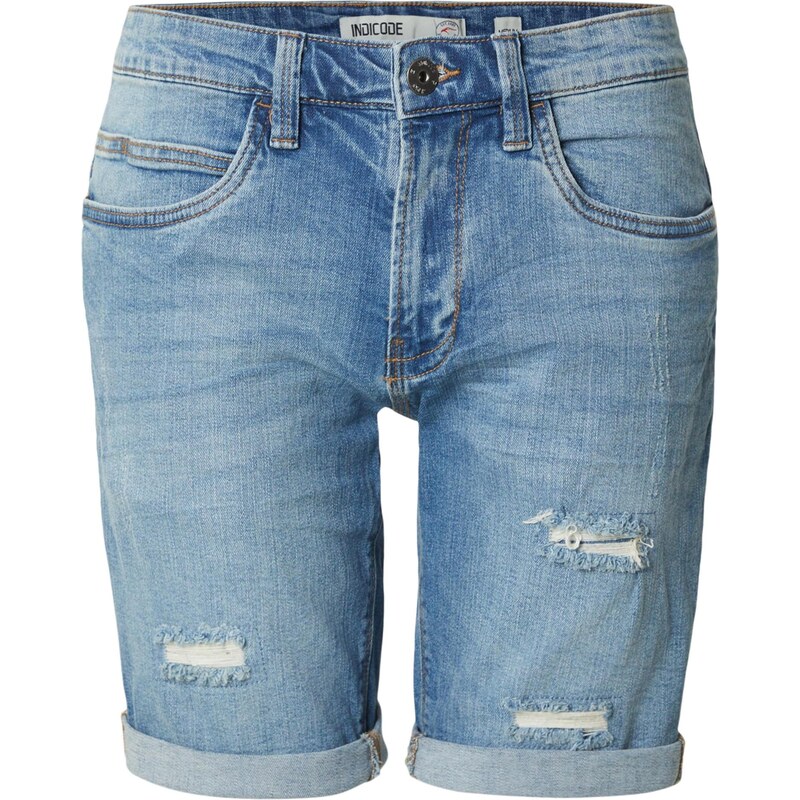INDICODE JEANS Džínsy INKaden Holes modrá denim 68479335