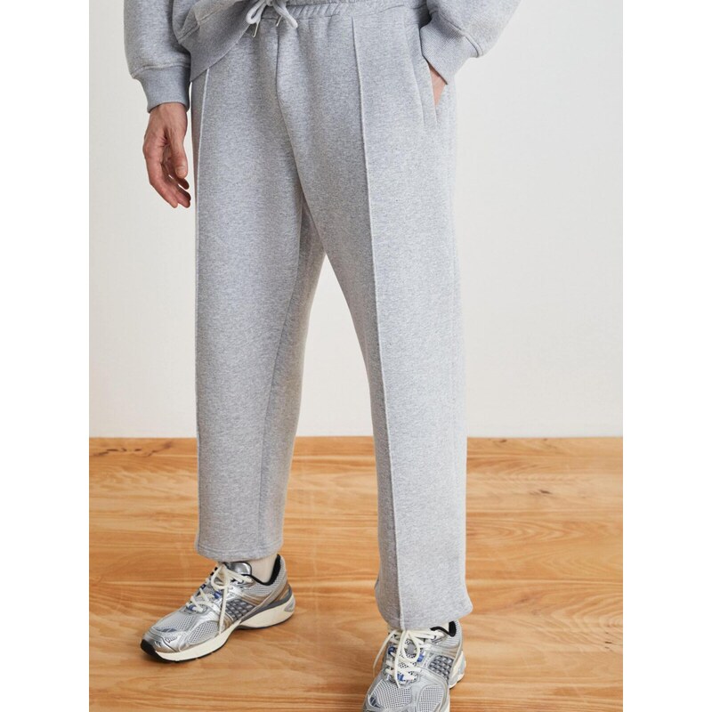 Grimelange Nohavice sivá melírovaná 68479347