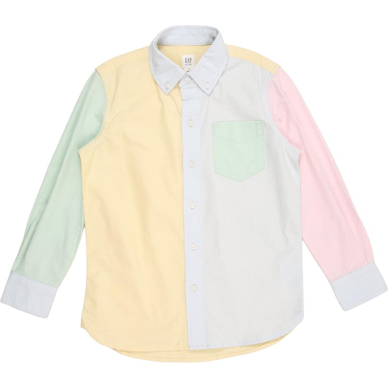 GAP Košeľa svetlomodrá / žltá / pastelovo zelená / ružová 68479353