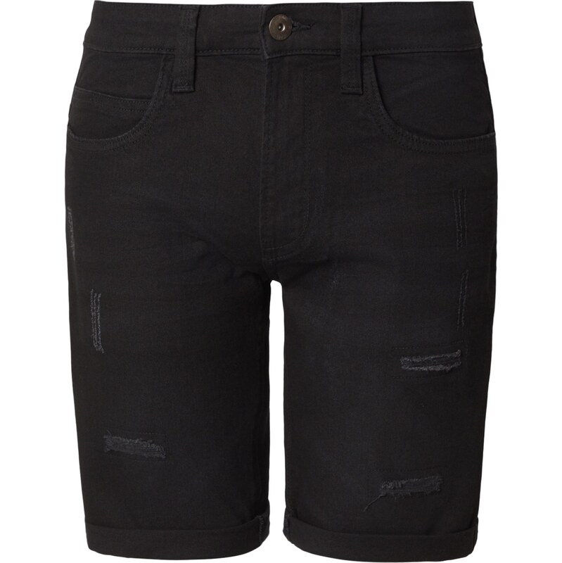 INDICODE JEANS Džínsy Kaden Holes čierna 68479392