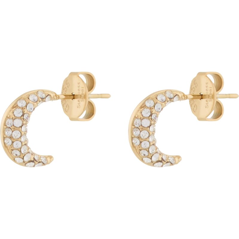 GUESS Náušnice AURORA zlatá / priehľadná 68479375