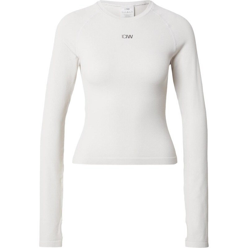 ICANIWILL Funkčné tričko Sculpt šedobiela 68479417