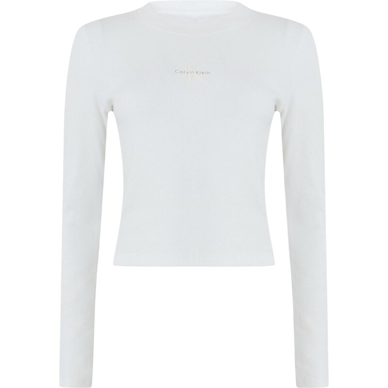 Calvin Klein Jeans Tričko svetlosivá / biela 68479623